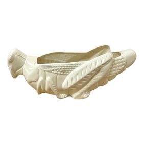 1970s Blanc De Chine Figural Grasshopper Jardiniere/Planter