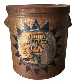 Vintage Industrial Niagara Brand Tin