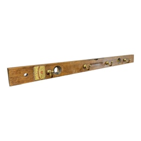 Vintage English Sprit Level Set of Hooks