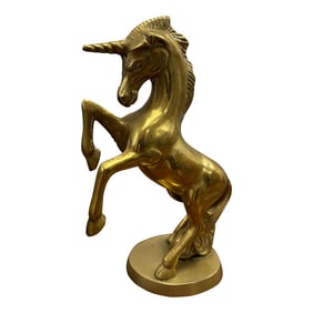 Vintage English Brass Unicorn