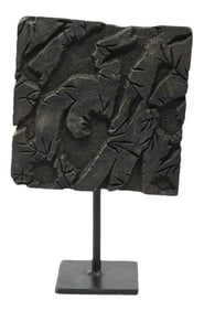 Indian Vintage Hand Carved Wooden Printing Block