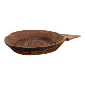 Vintage Sunflower Carved Swati Bowl