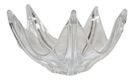 Crystal Clear Bohemia Glass Bowl, Poland