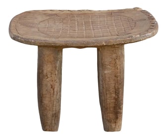 Antique Tribal Turtle Carved Senufo Table