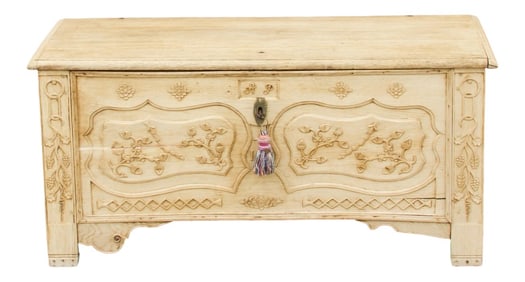 18th Century Bleached French Oak Coffer