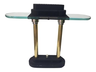 Postmodern Halogen Desk Table Lamp 1980s