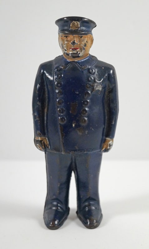 Antique Policeman Cast iron Still Penny Bank (1 of 6)