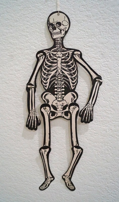 2 Die Cut 23” Halloween Jointed Skeletons #3 (1 of 5)