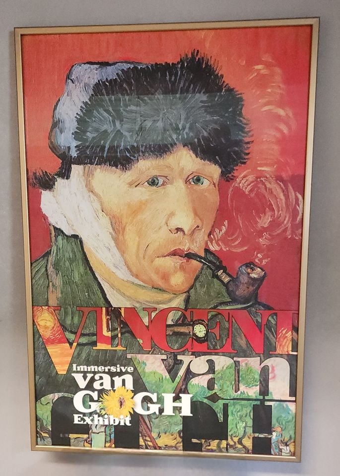 Large Art Poster commemorating the the "Immersive Van Goth" Museum Exhibits (1 of 1)