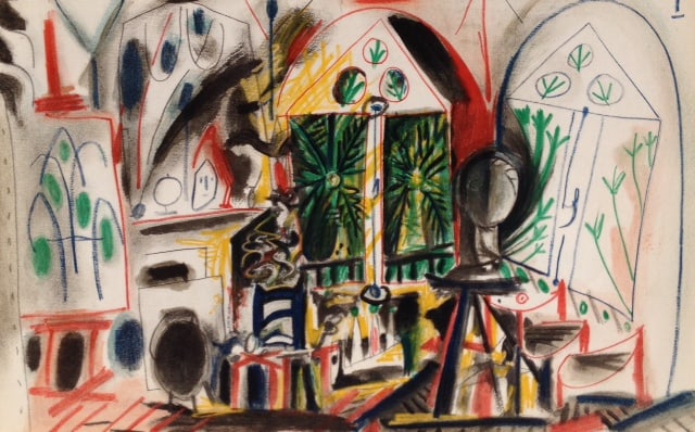 Picasso Sketchbook Carnet de la Californie Lithograph 1 dated 19/11/1955 (1 of 1)