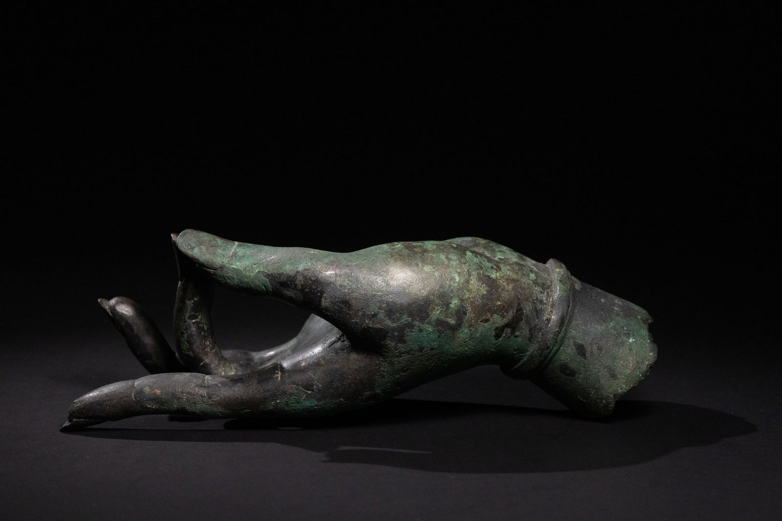 A Chinese Bronze Buddha Hand in Vitarka Mudra, 19th Century (1 of 4)