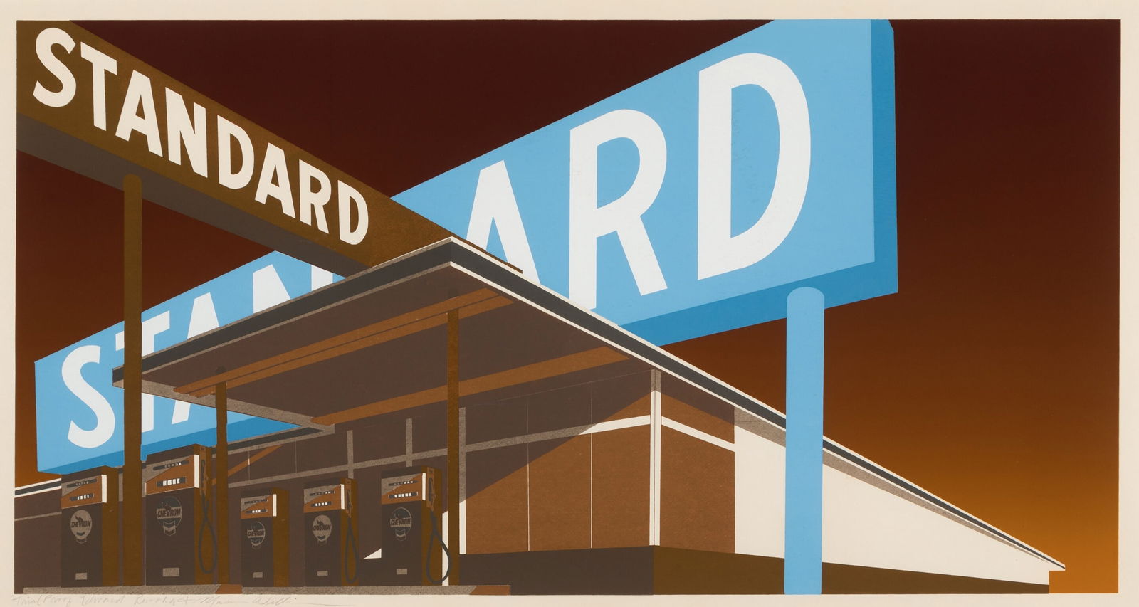 Ed Ruscha Double standard print (1 of 1)
