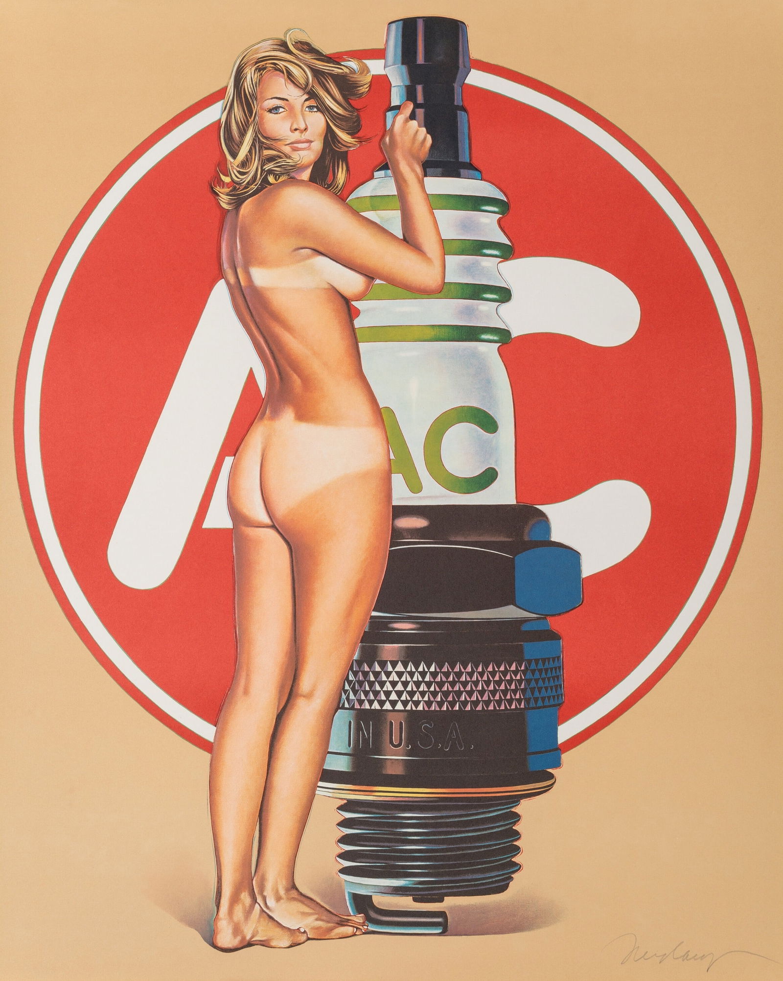 MEL RAMOS AC ANNIE PRINT IN COLOR (1 of 1)