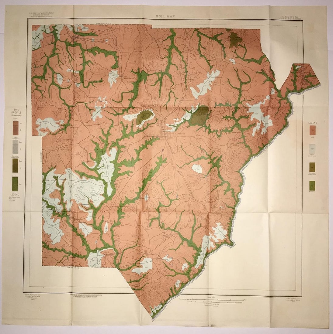 Soil Map Georgia Cobb Co. Sheet (1 of 2)