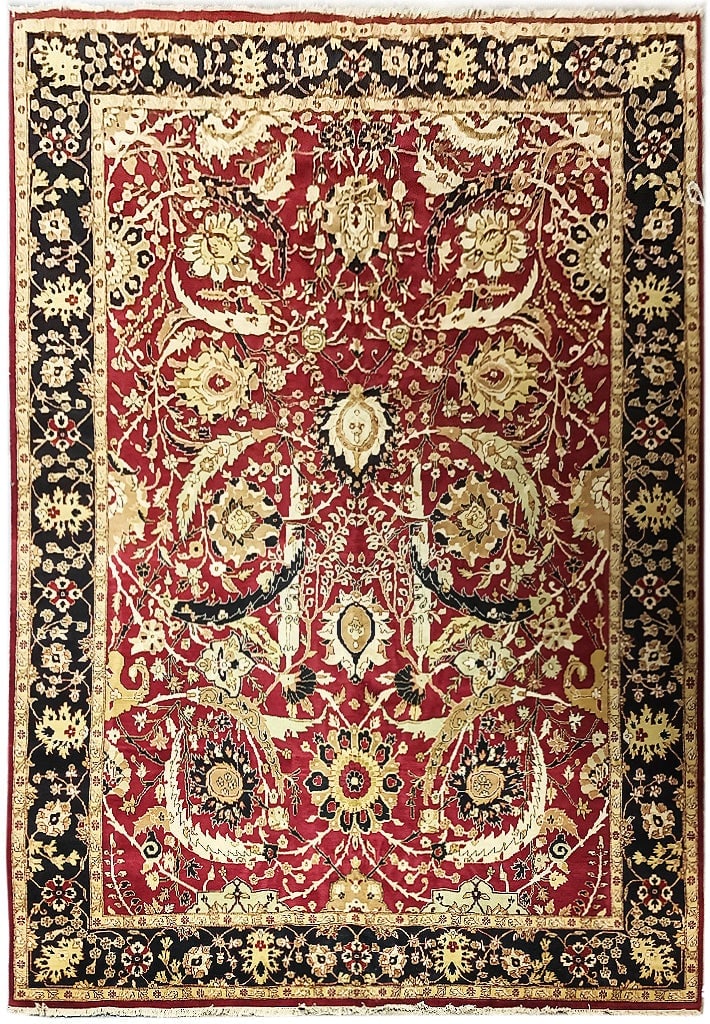 12 x 18.3 Quality Jaipour Rug Burgundy & Black #F-5950 (1 of 10)