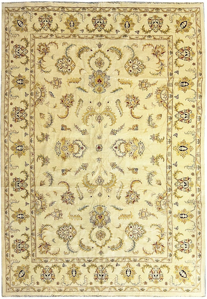 12 x 16.6 Beige Large Neutral Chobi Ziglar Peshawar Large Rug 3830 (1 of 10)