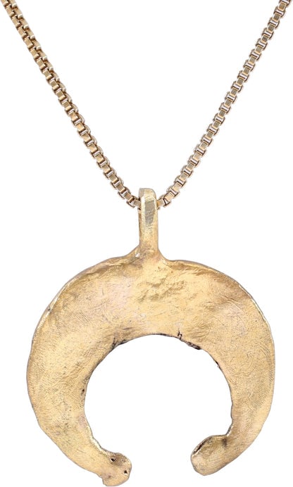 VIKING LUNAR PENDANT NECKLACE, 9th-10th CENTURY (1 of 4)