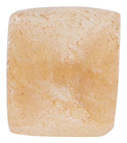 VIKING STONE BEAD 850-1050 AD: Light beige chert/flint. Cylindrical, just under 3/8” length (0.36”) and 0.43” diameter napped to shape and biconically drilled. Part of a larger necklace or pectoral. •Celtic 