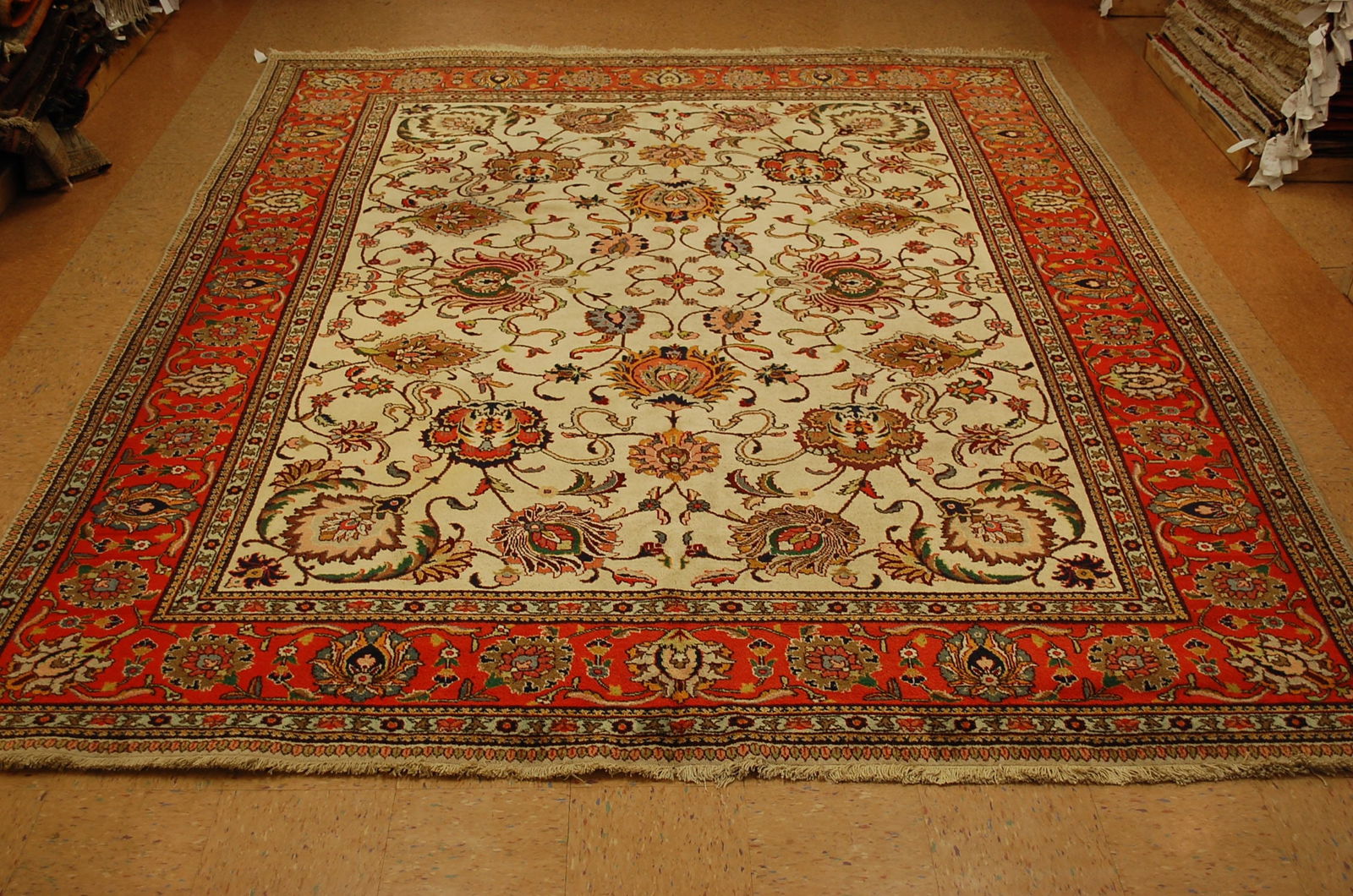 Persian TABRIZ RUG, 9'10" x 12'5" (1 of 12)