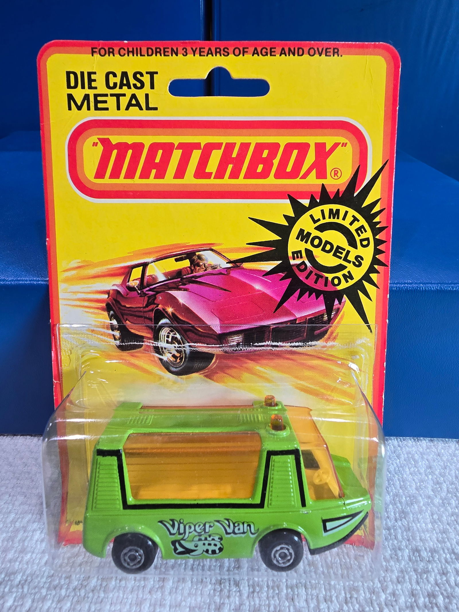 Stretcha Fetcha Viper Van: Title: Matchbox Superfst BlisterDescription: Stretcha Fetcha Viper VanDate/Period: 1971Materials: MetalDimensions: 1/64 Reserve: $15.00 Shipping: Domestic: Flat-rate of $8.00 to anywhere with