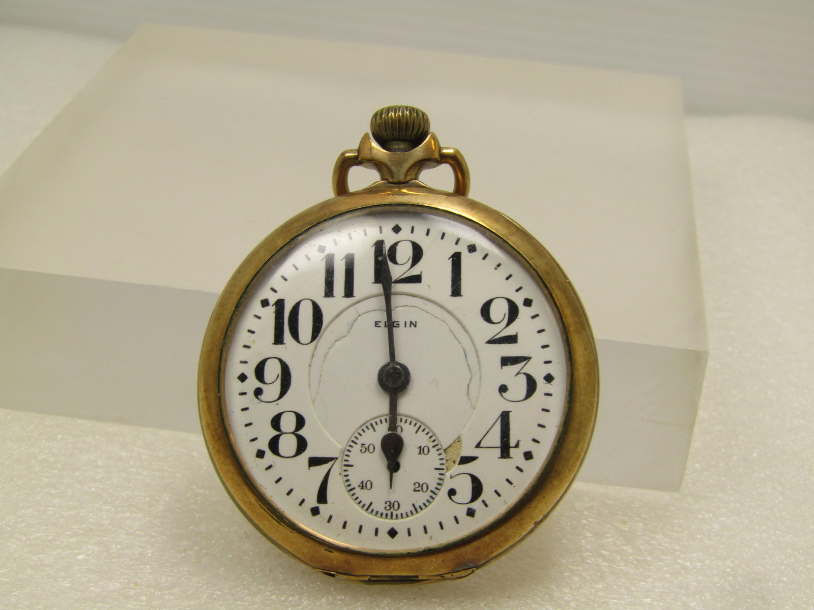 Vintage Elgin Pocket Watch, Repair/Parts/Repurpose, CWC Co., 1800's, G.F. (1 of 9)