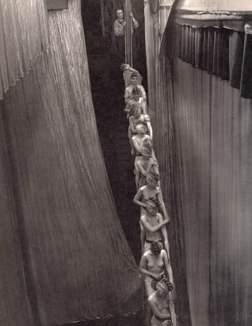 BRASSAI - Folies Bergere, 1932: Artist: BRASSAI Print Title:Folies Bergere, 1932 Medium: Duotone Photolithograph Printing Date: 1970's Printed in the US Image size approx. 10 x 7.5 inches Brassai, pseudonym of Gyula Halász, (18