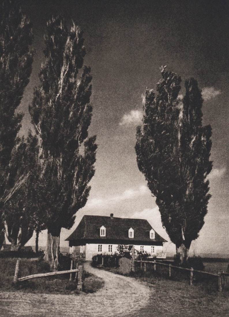 ADOLF FASSBENDER - The Sentinels: Artist: ADOLF FASSBENDER Print Title: The Sentinels Medium: Rare, Sheet-fed Gravure Folio is 363/1000 Printing Date: 1937 Printed in the USA Image Size approx: 7.75 X 10.75 inches He supervised every 