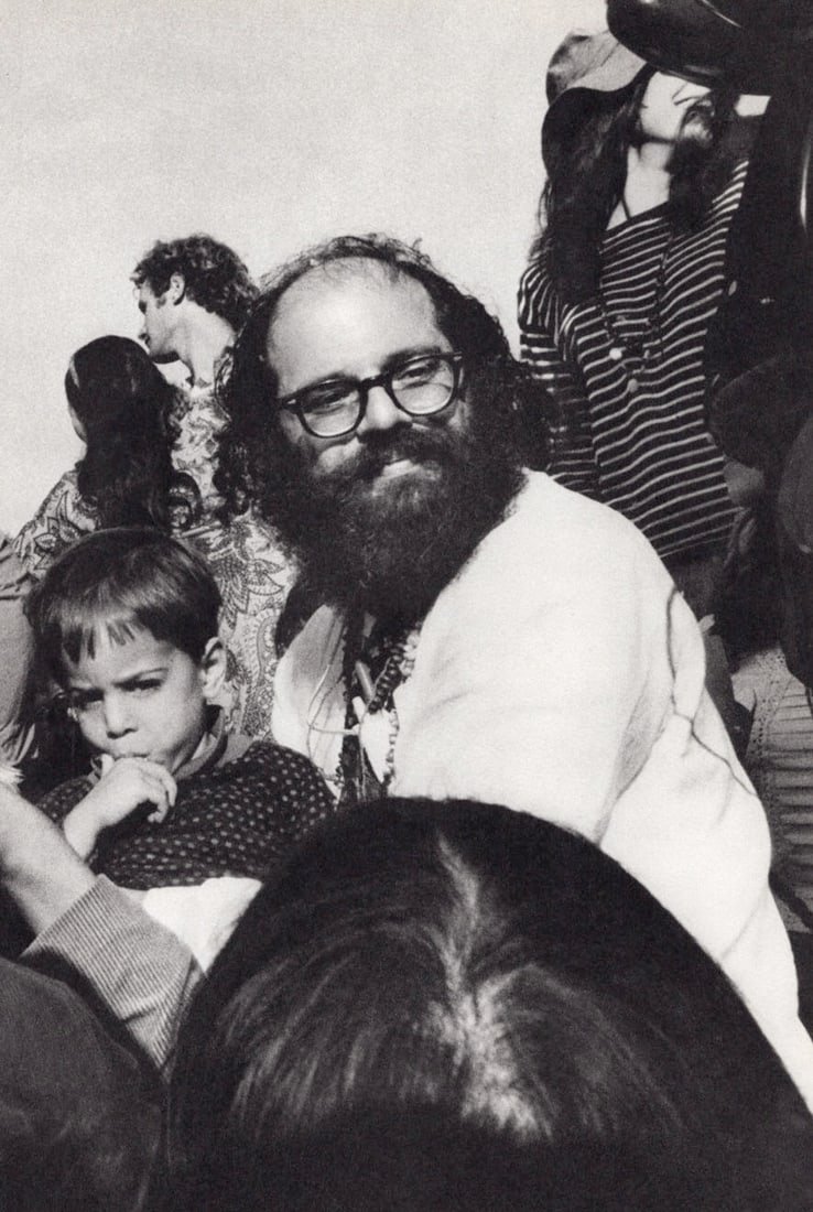DENNIS HOPPER - Allen Ginsberg, 1960s: Artist: DENNIS HOPPER Print Title: Allen Ginsberg, 1960s Medium: Sheet-fed Gravure, edition of 4000 Printing Date: 1980s Printed in JAPAN Image Size approx.: 11.5 x 8 inches Dennis Lee Hopper (May 17,