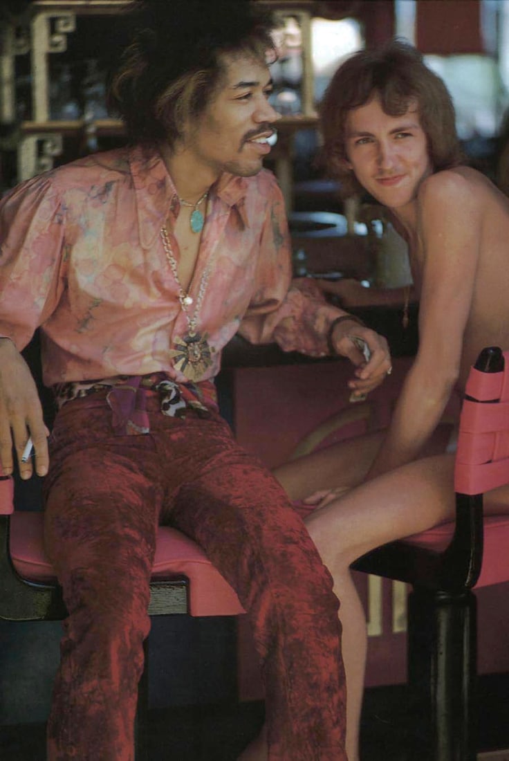 LINDA MCCARTNEY - Jimi Hendrix and Mitch Mitchell, Miami Pop, 1968 (1 of 1)