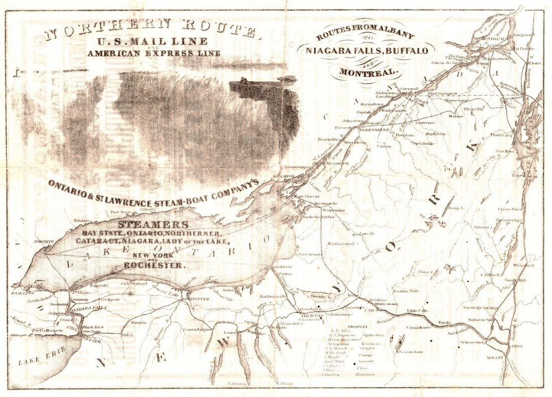 Northern Route U.S. Mail Line and American Express Line (1 of 1)