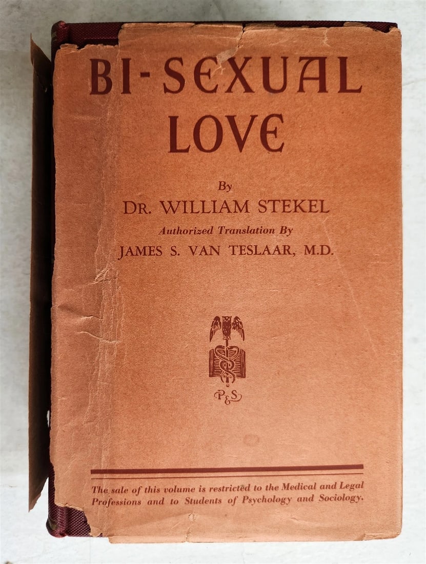 1934 BI-SEXUAL LOVE by Dr. William Stekel vintage (1 of 6)