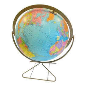 1961 Mid Century Repogle Reference Globe