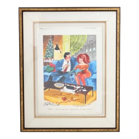 Original Phil Interlandi Playboy Cartoon | December 1983 Issue