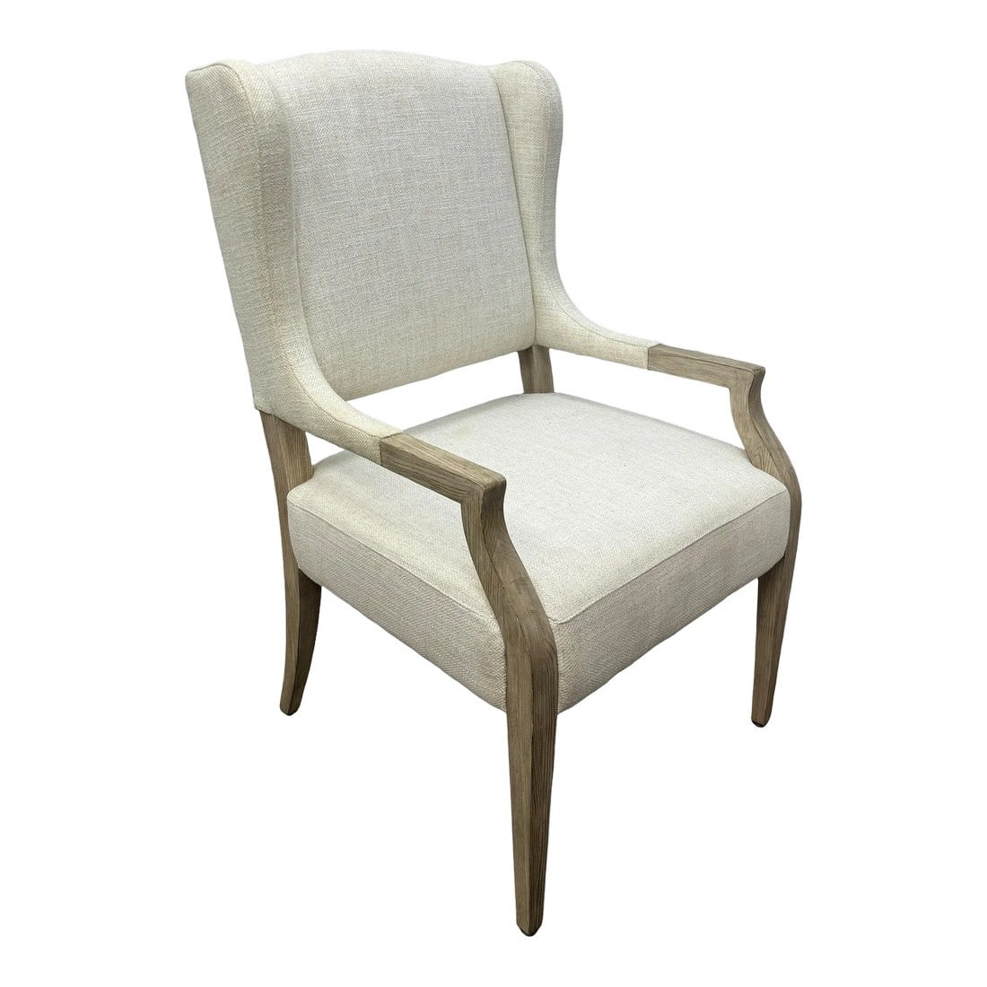 Contemporary Bernhardt Transitional Style Upholstered Wing Back Chair (1 of 10)