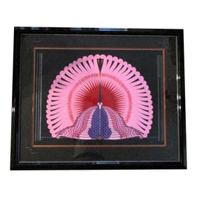 Erté Phoenix Reborn 1983 Framed Serigraph, Signed Numbered 72/300
