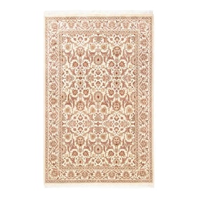 Mogul, One-of-a-Kind Hand-Knotted Area Rug - Ivory, 4' 2" x 6' 5"