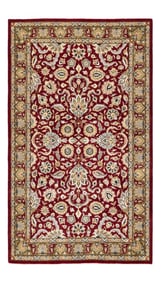 Mogul, One-of-a-Kind Hand-Knotted Area Rug - Red, 3' 2" x 5' 4"