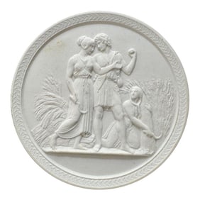 19th Century Summer Royal Copenhagen Plaque