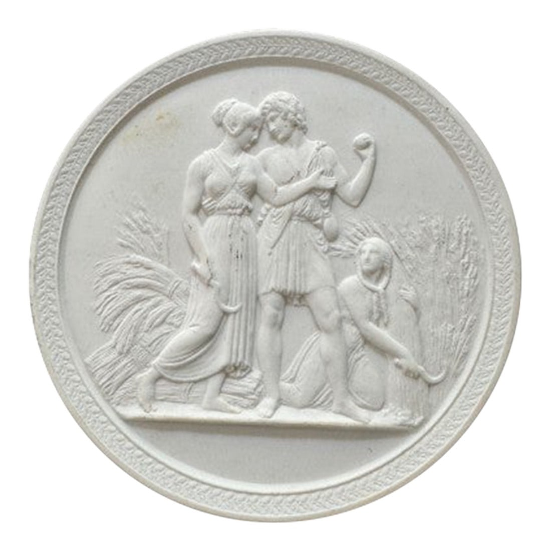 19th Century Summer Royal Copenhagen Plaque (1 of 6)