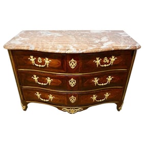 18th Century French Stamped Marchand Kingwood Chest Commode With Provenance