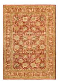 Mogul, One-of-a-Kind Hand-Knotted Area Rug - Orange, 6' 0" x 8' 7"