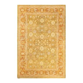 Mogul, One-of-a-Kind Hand-Knotted Area Rug - Green, 6' 2" x 9' 3"