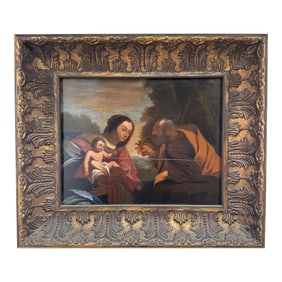 18th Century Italian School Oil Painting on Board