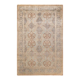 Mogul, One-of-a-Kind Hand-Knotted Area Rug - Brown, 5' 3" x 8' 0"