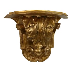 1950s Oversized Gilt Wall Bracket