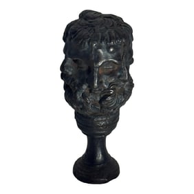 Antique Bronze Janus Head Wax Seal Stamp