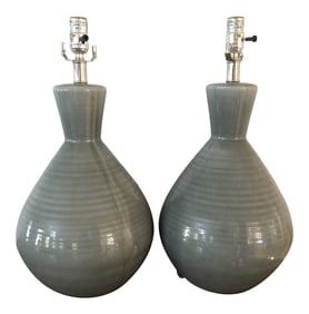 Jamie Young Company "Ash" Table Lamps - a Pair