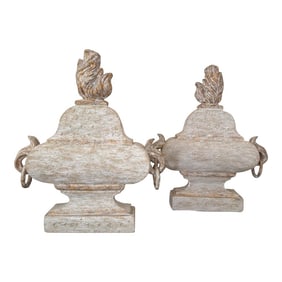 Early 21st Century Pair of Architectural Vessels