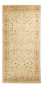 Mogul Collection Hand-Knotted Area Rug - Ivory 6' 2" x 12' 3"