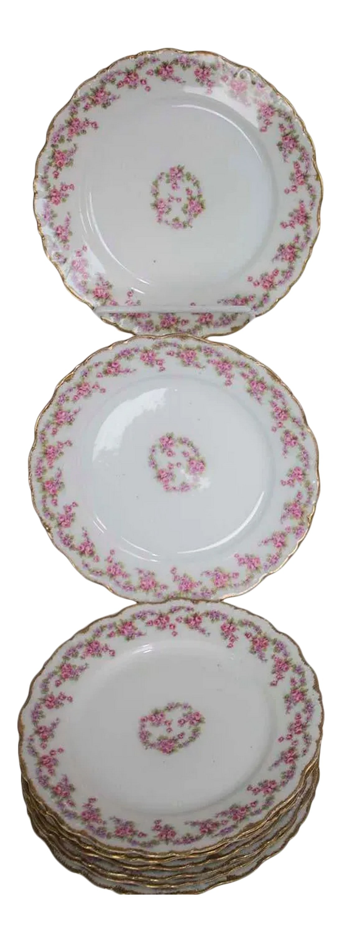 Set of 8 Limoges Plates - Elite Works France (1 of 7)